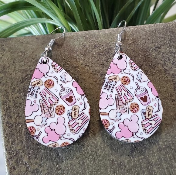 Disney Snacks Teardrop Earrings - Picture 1 of 3